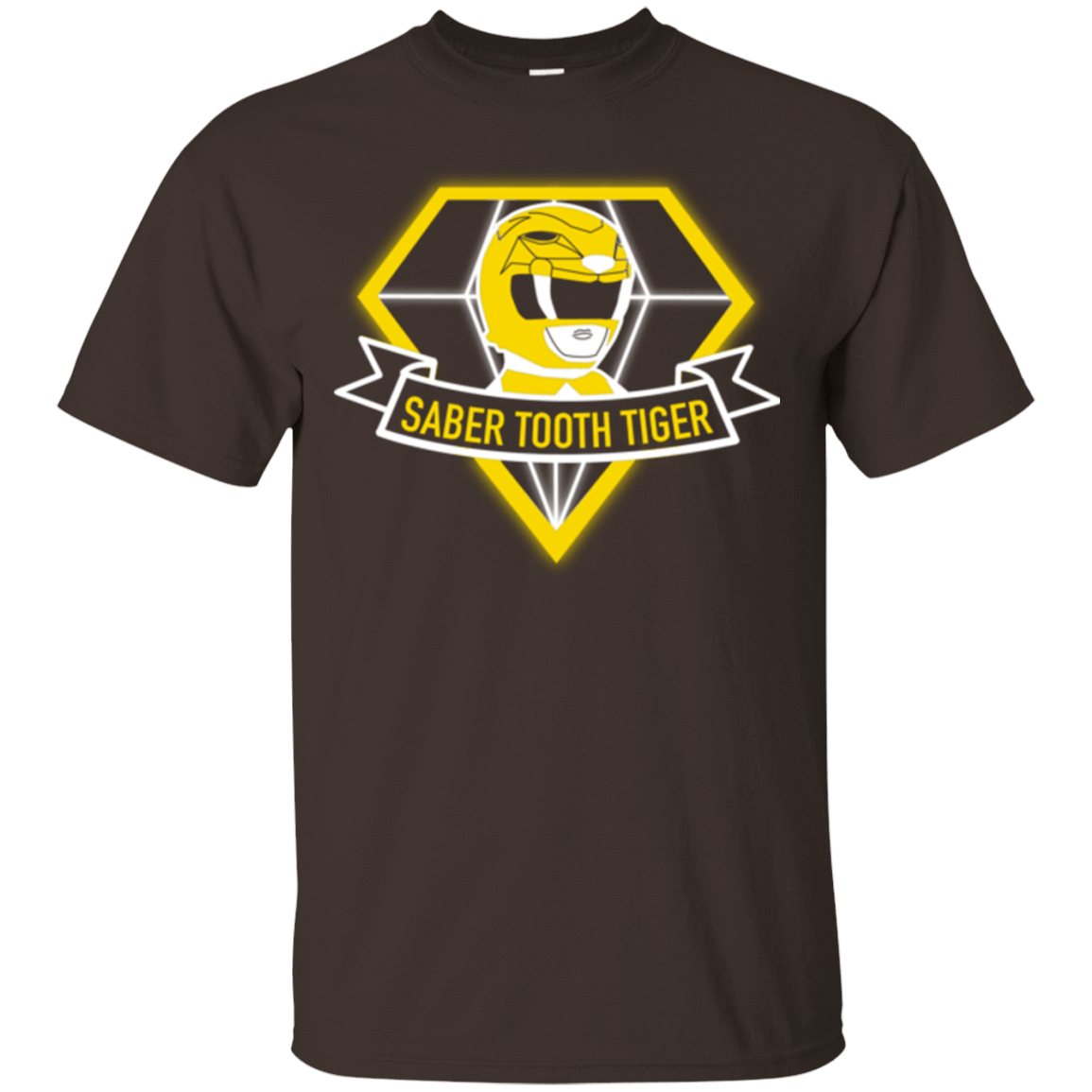 T-Shirts Dark Chocolate / Small Saber Tooth Tiger T-Shirt