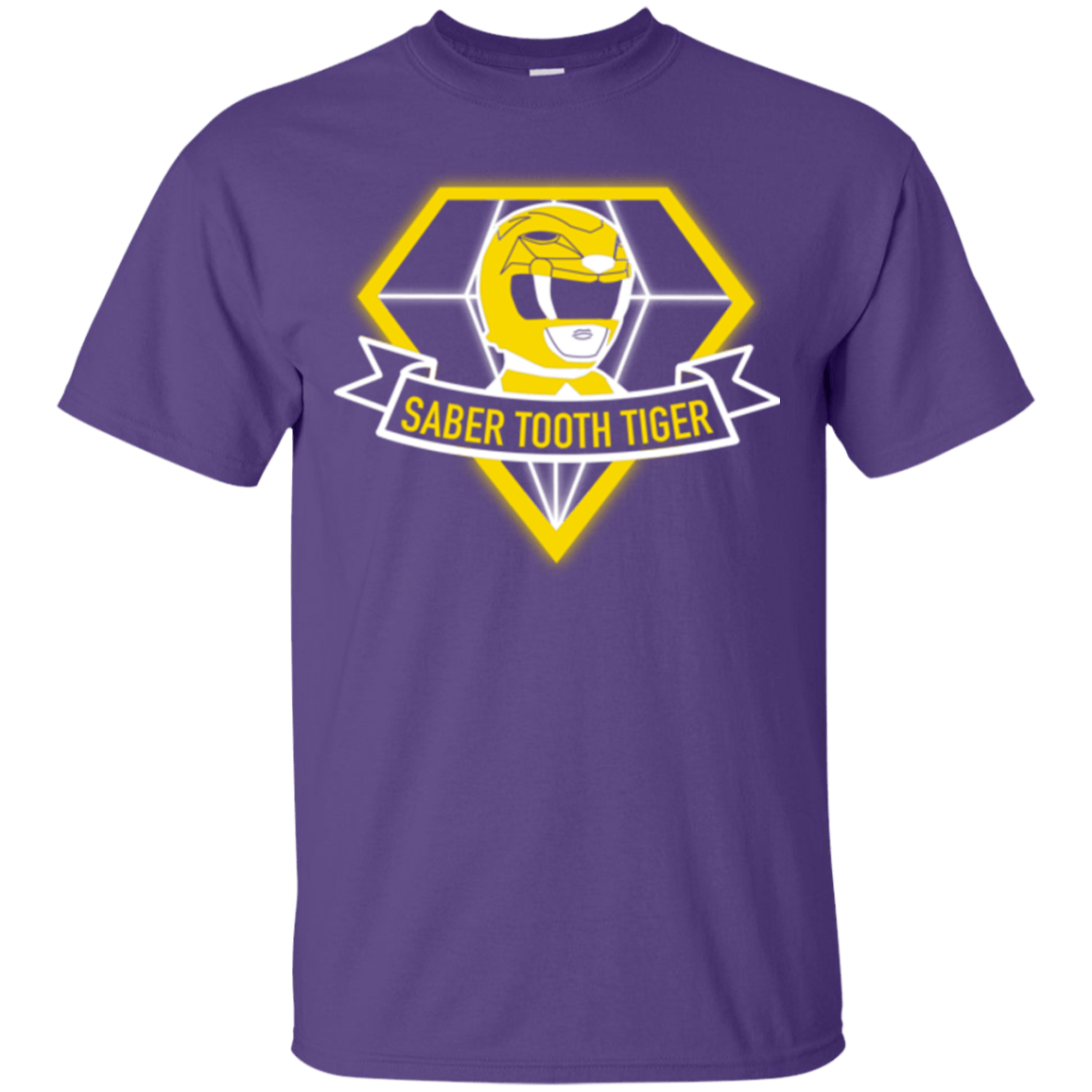 T-Shirts Purple / Small Saber Tooth Tiger T-Shirt