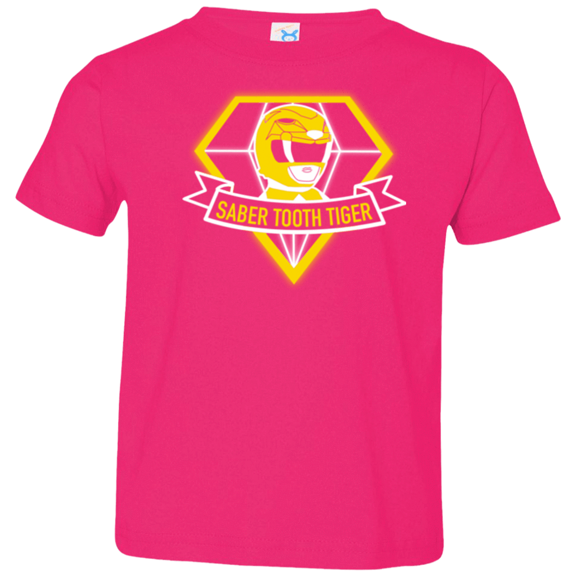 T-Shirts Hot Pink / 2T Saber Tooth Tiger Toddler Premium T-Shirt