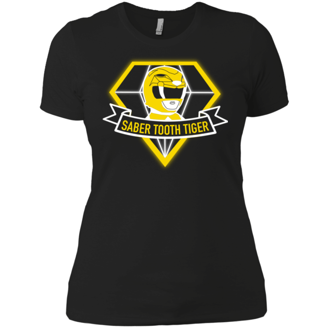 T-Shirts Black / X-Small Saber Tooth Tiger Women's Premium T-Shirt