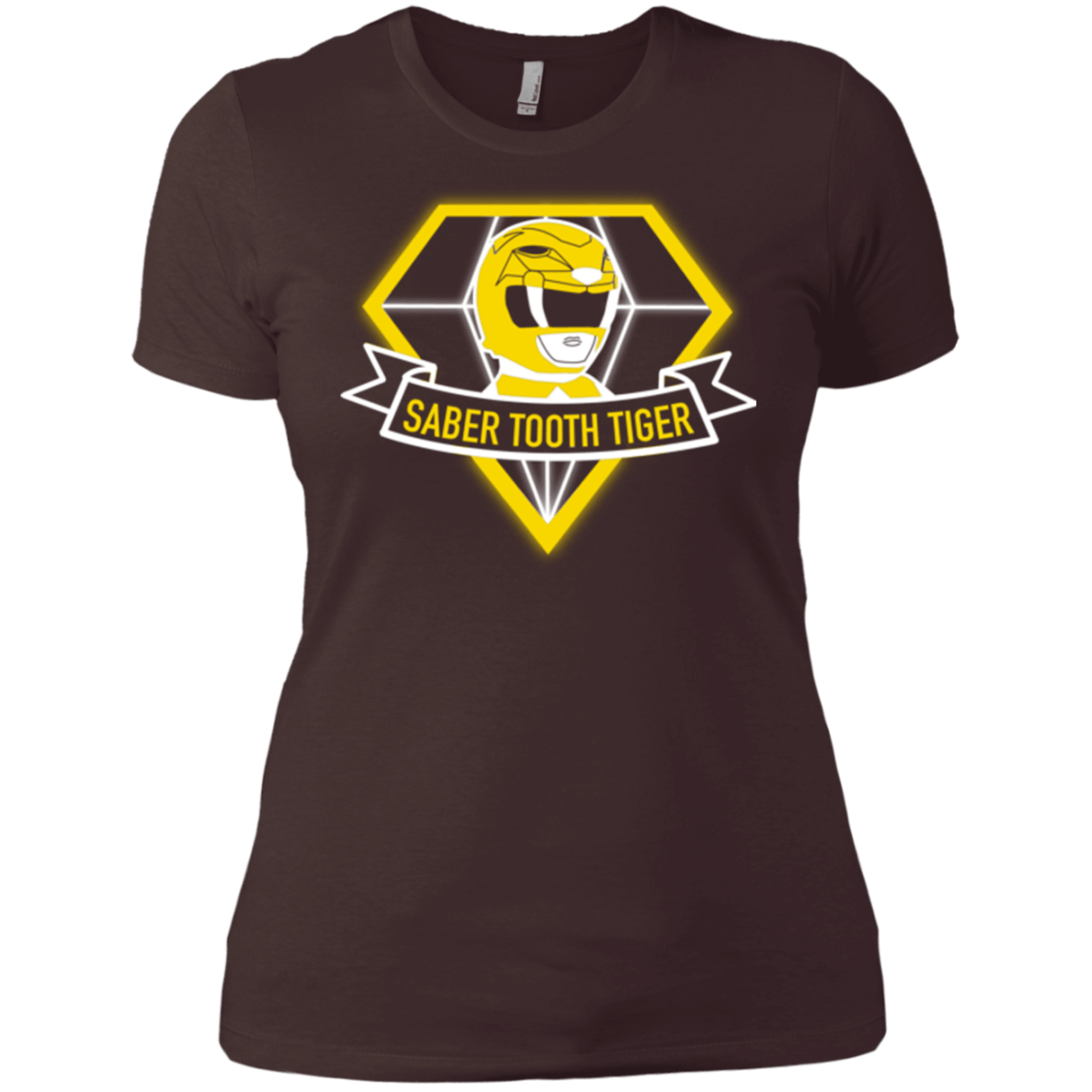 T-Shirts Dark Chocolate / X-Small Saber Tooth Tiger Women's Premium T-Shirt