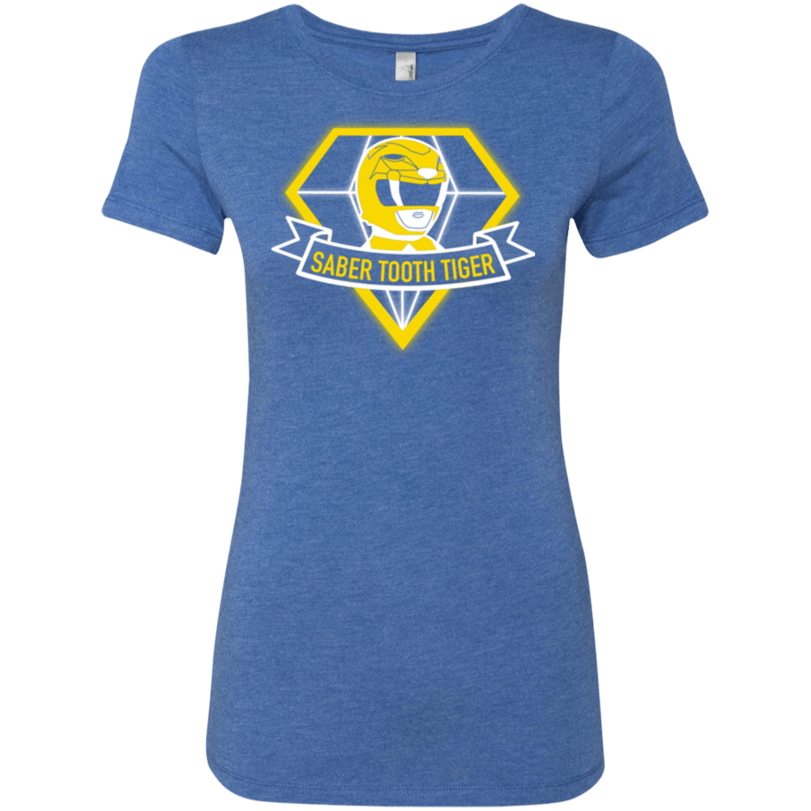T-Shirts Vintage Royal / Small Saber Tooth Tiger Women's Triblend T-Shirt
