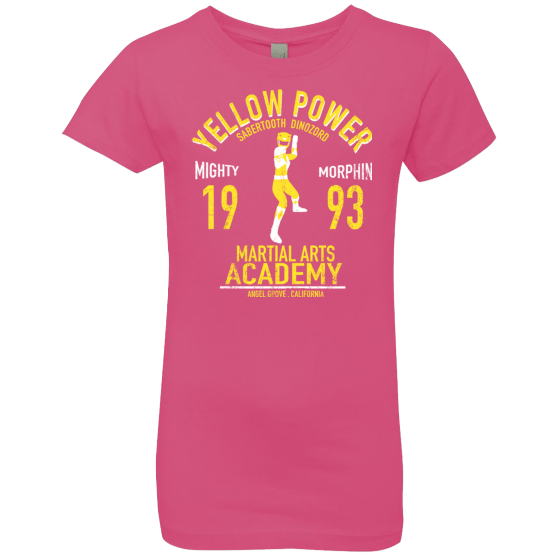 T-Shirts Hot Pink / YXS Sabertooth Ranger Girls Premium T-Shirt