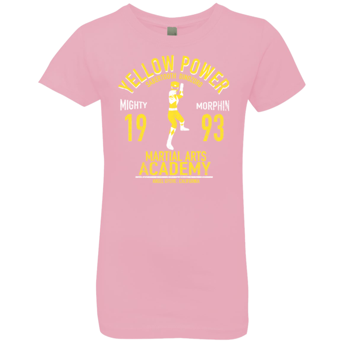 T-Shirts Light Pink / YXS Sabertooth Ranger Girls Premium T-Shirt