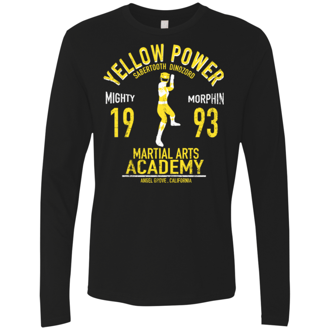 T-Shirts Black / Small Sabertooth Ranger Men's Premium Long Sleeve