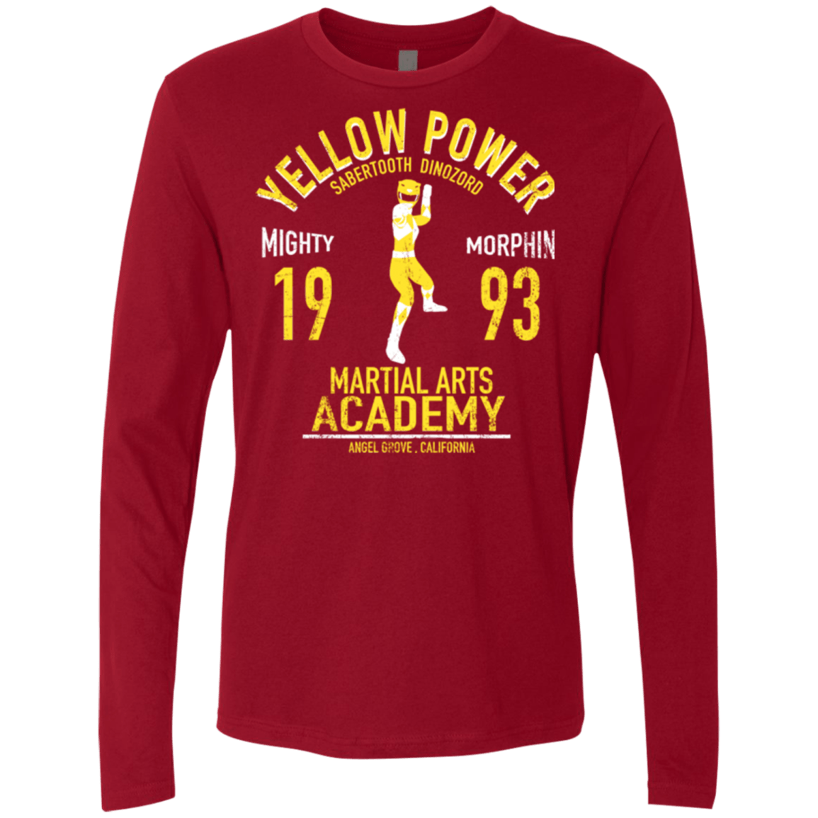 T-Shirts Cardinal / Small Sabertooth Ranger Men's Premium Long Sleeve