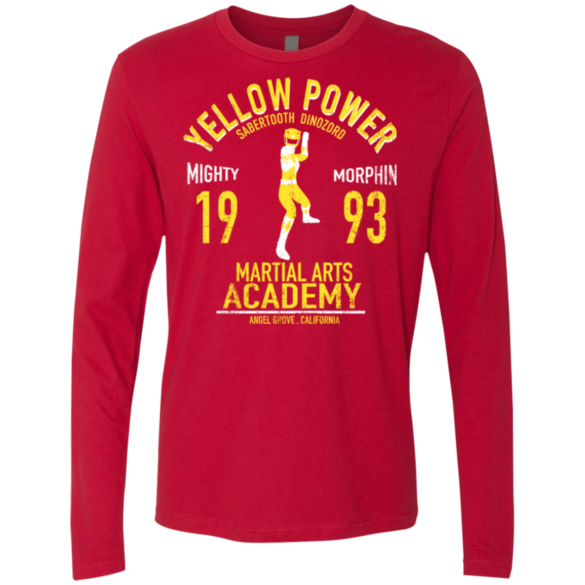 T-Shirts Red / Small Sabertooth Ranger Men's Premium Long Sleeve