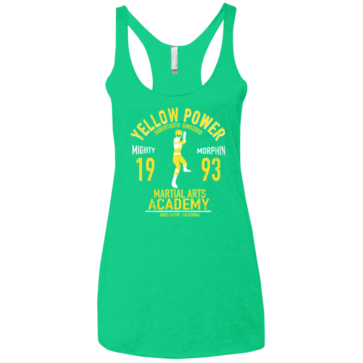 T-Shirts Envy / X-Small Sabertooth Ranger Women's Triblend Racerback Tank