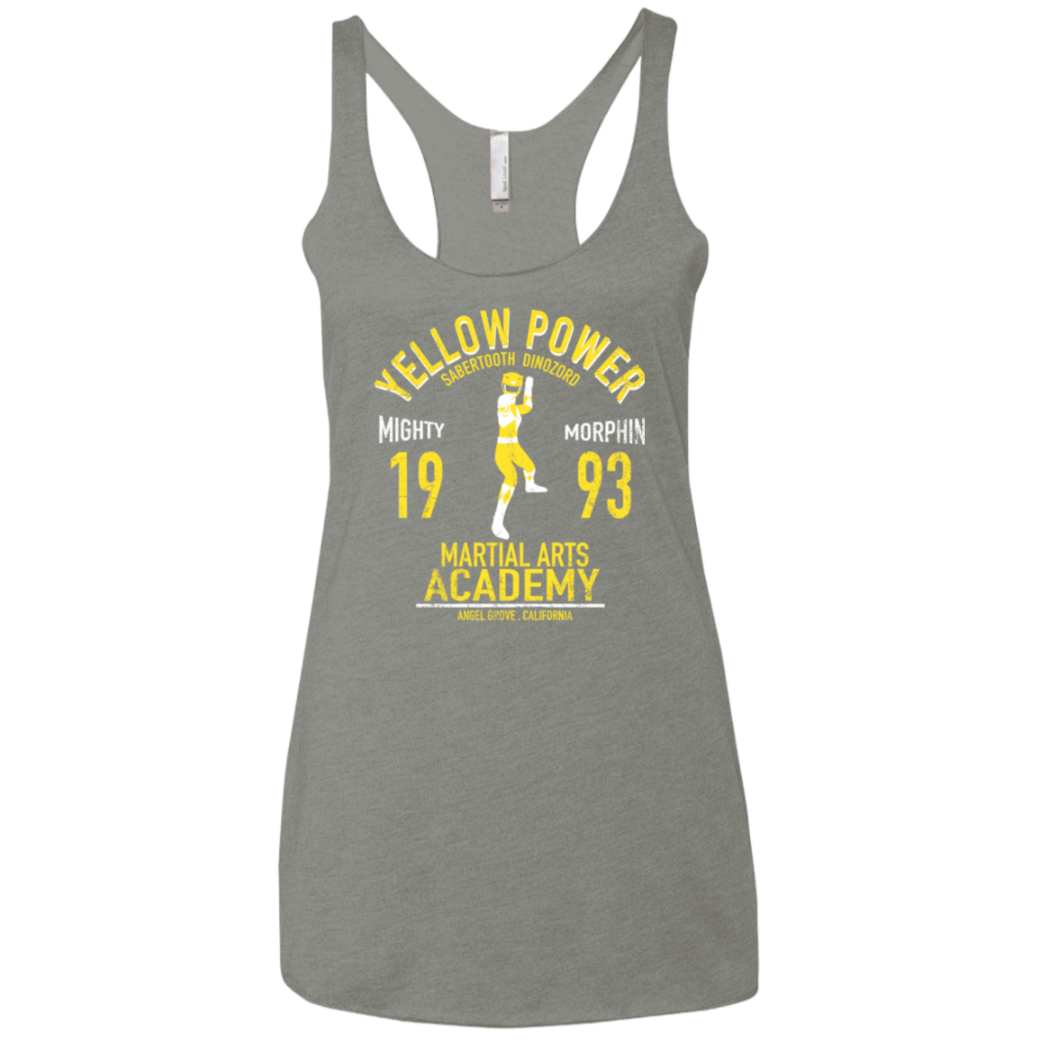 T-Shirts Venetian Grey / X-Small Sabertooth Ranger Women's Triblend Racerback Tank
