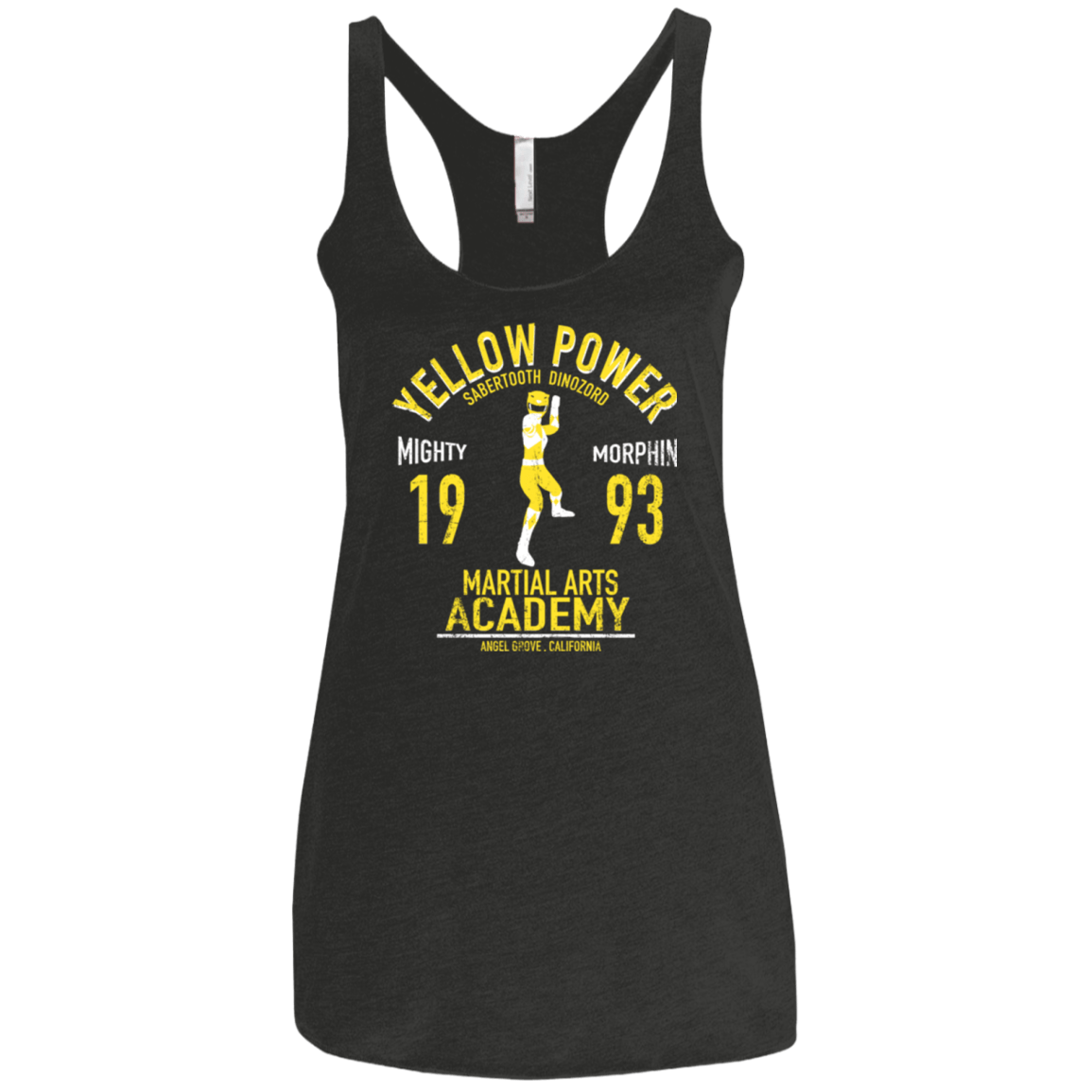 T-Shirts Vintage Black / X-Small Sabertooth Ranger Women's Triblend Racerback Tank