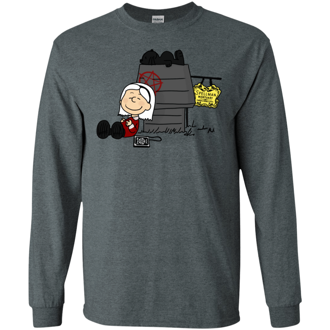 T-Shirts Dark Heather / S Sabrina Brown Men's Long Sleeve T-Shirt