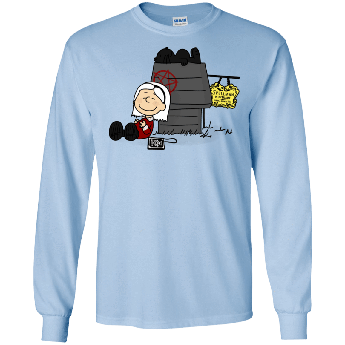 T-Shirts Light Blue / S Sabrina Brown Men's Long Sleeve T-Shirt
