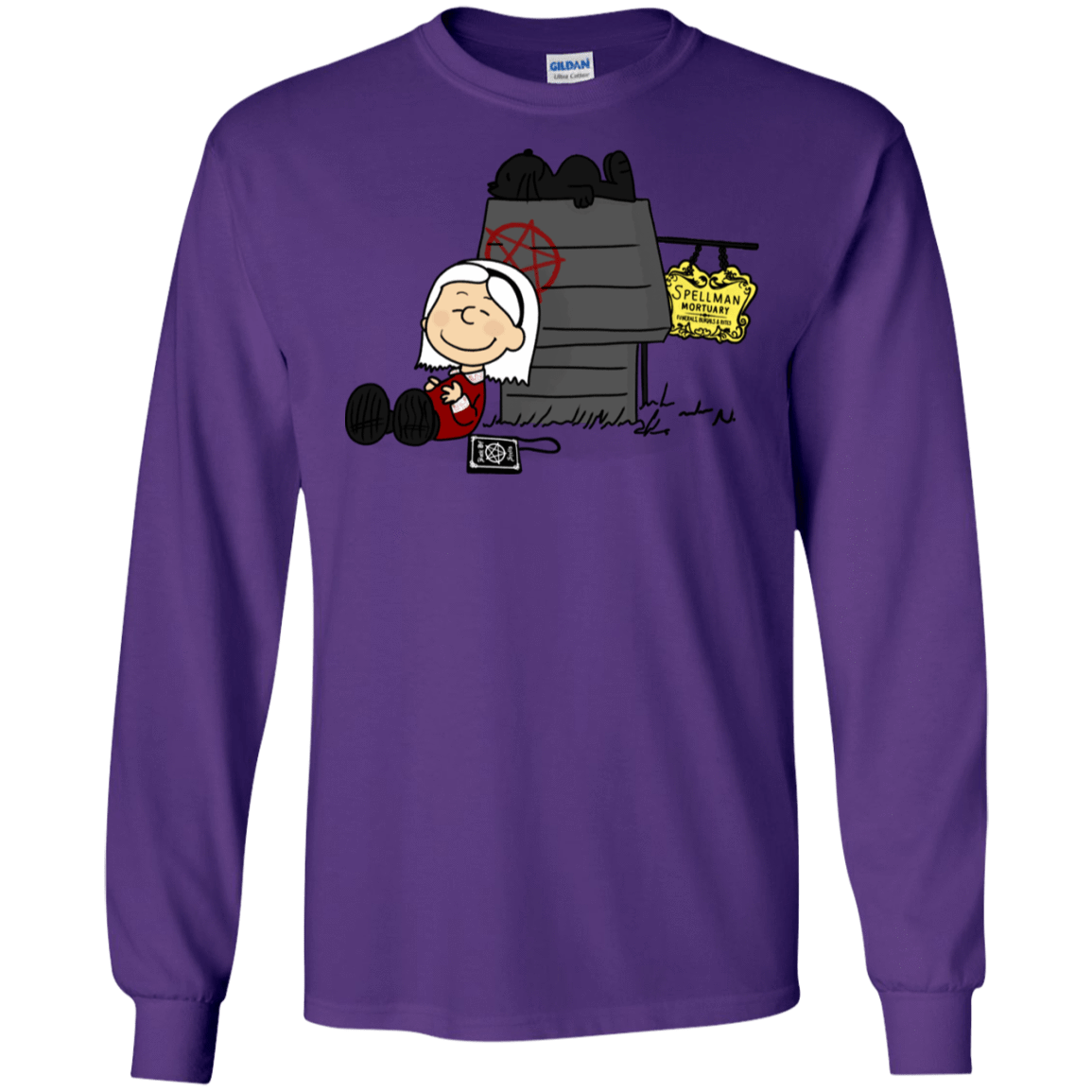 T-Shirts Purple / S Sabrina Brown Men's Long Sleeve T-Shirt