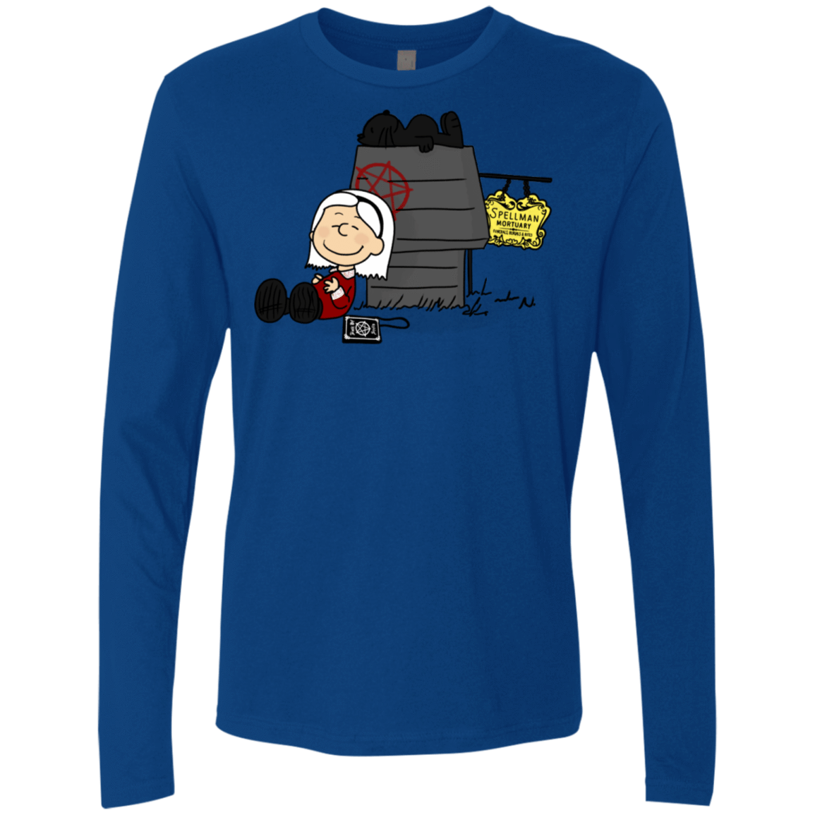 T-Shirts Royal / S Sabrina Brown Men's Premium Long Sleeve