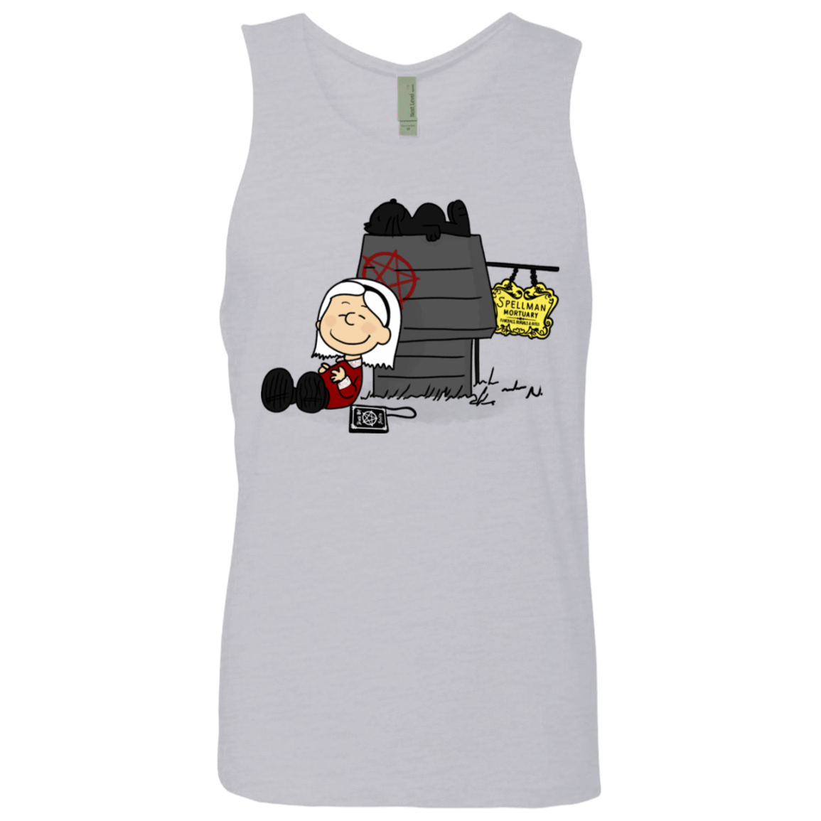 T-Shirts Heather Grey / S Sabrina Brown Men's Premium Tank Top