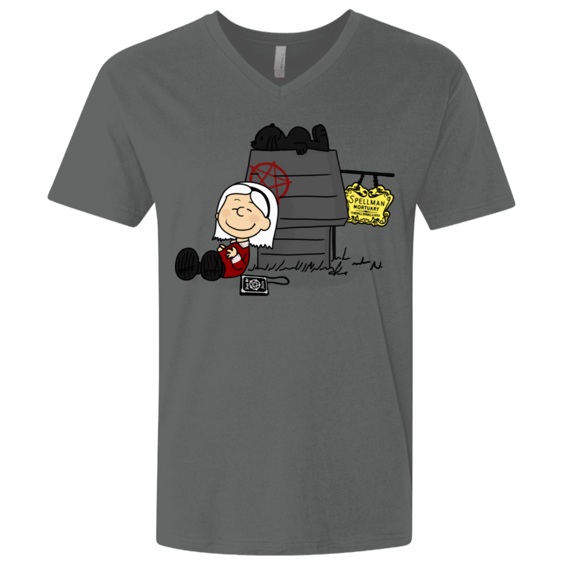 T-Shirts Heavy Metal / X-Small Sabrina Brown Men's Premium V-Neck