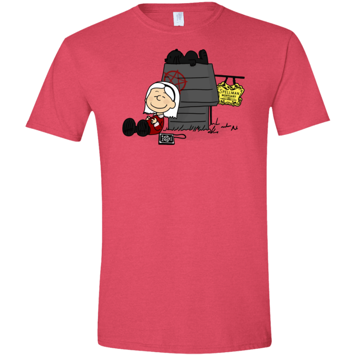 T-Shirts Heather Red / S Sabrina Brown Men's Semi-Fitted Softstyle