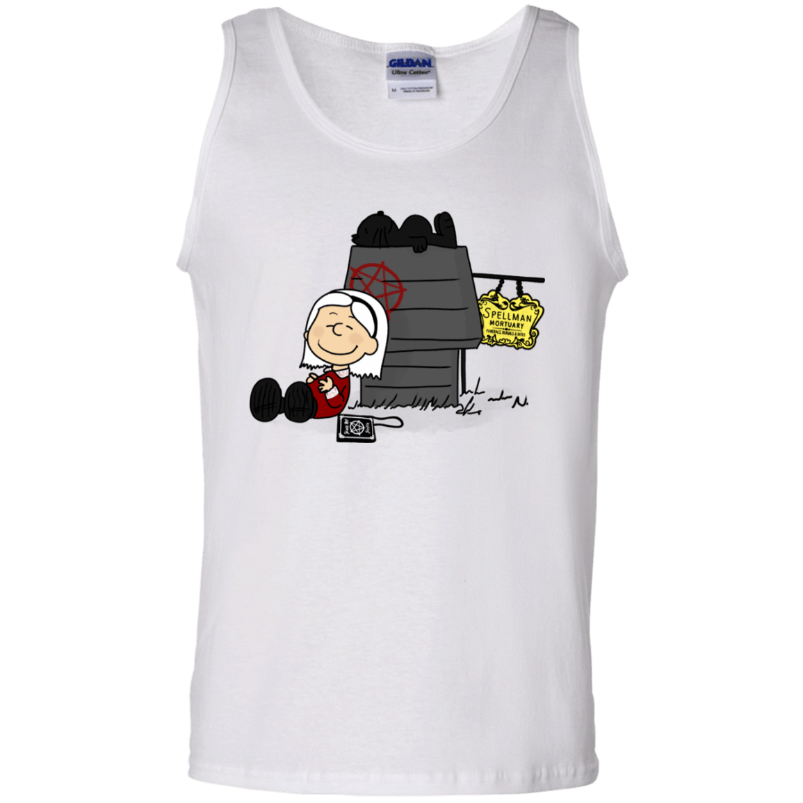 T-Shirts White / S Sabrina Brown Men's Tank Top