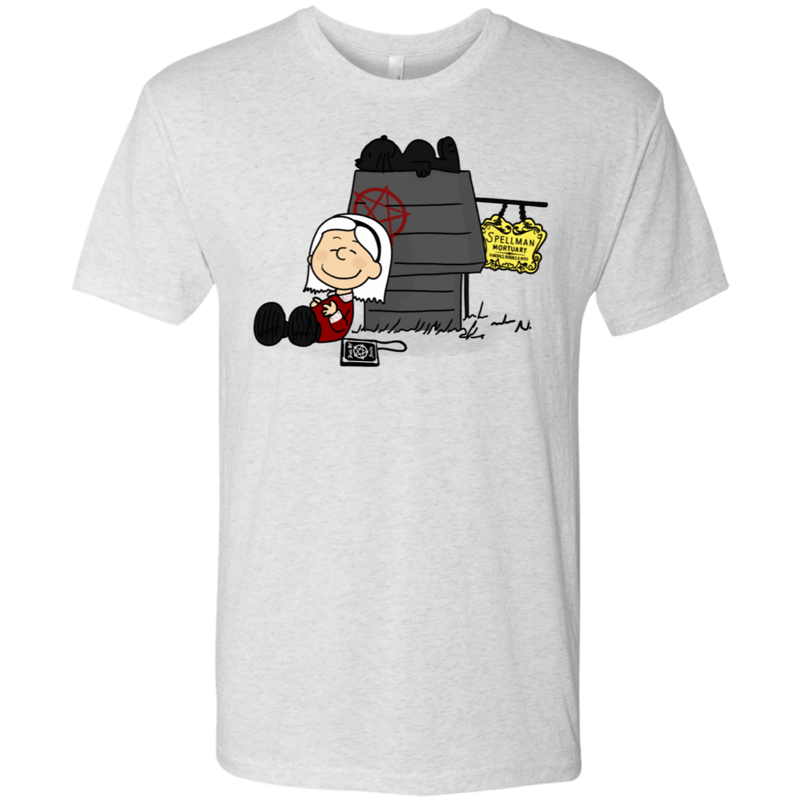 T-Shirts Heather White / S Sabrina Brown Men's Triblend T-Shirt