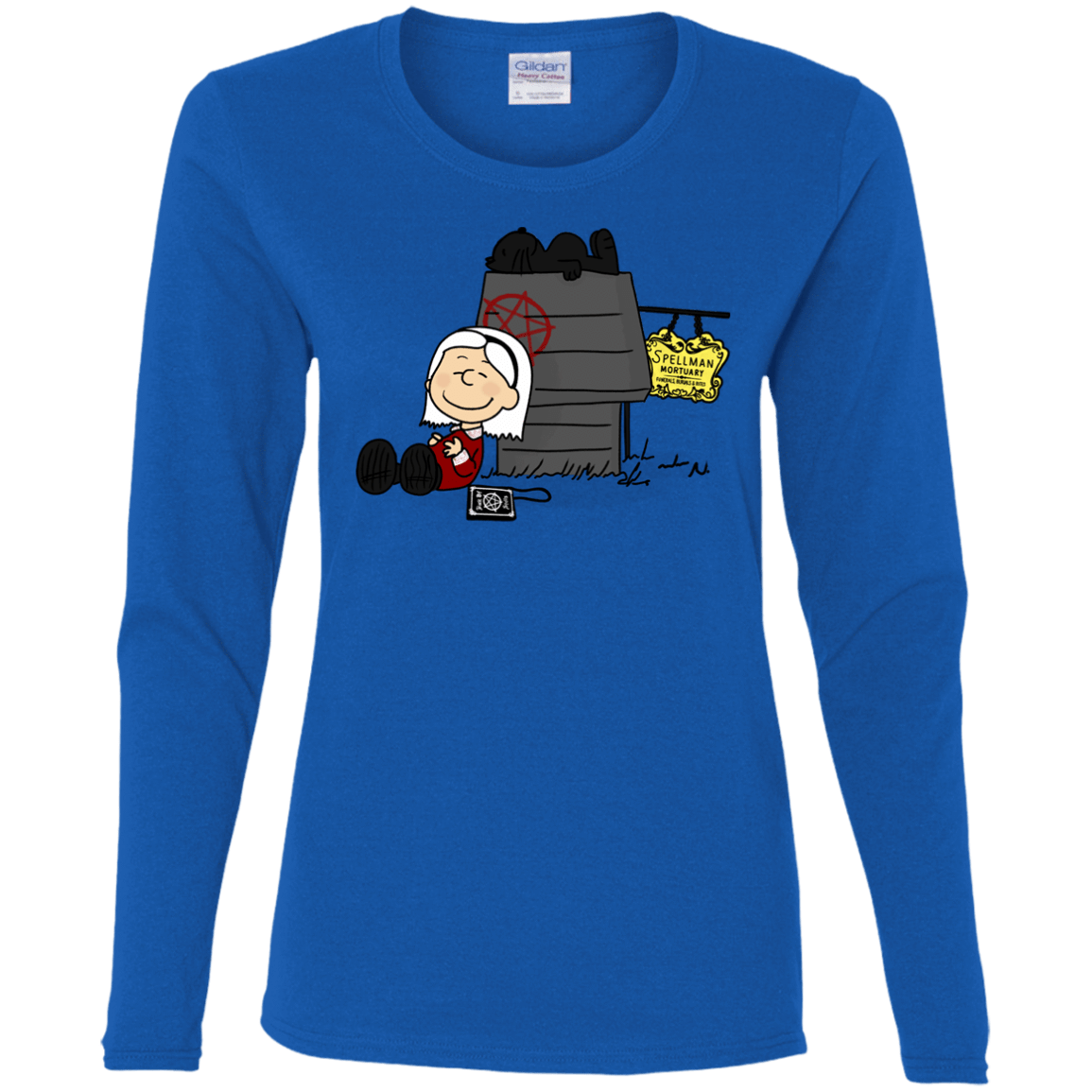 T-Shirts Royal / S Sabrina Brown Women's Long Sleeve T-Shirt