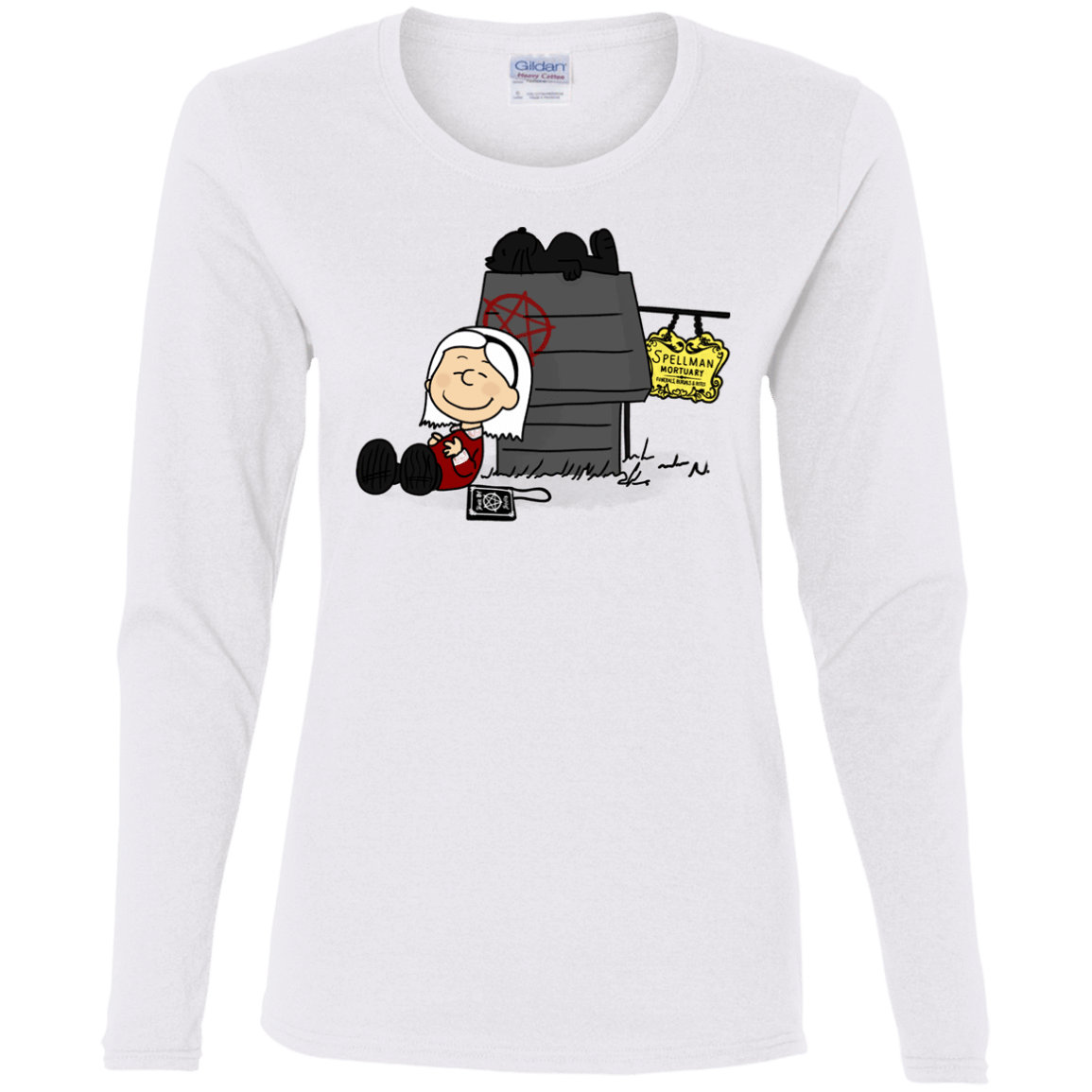 T-Shirts White / S Sabrina Brown Women's Long Sleeve T-Shirt
