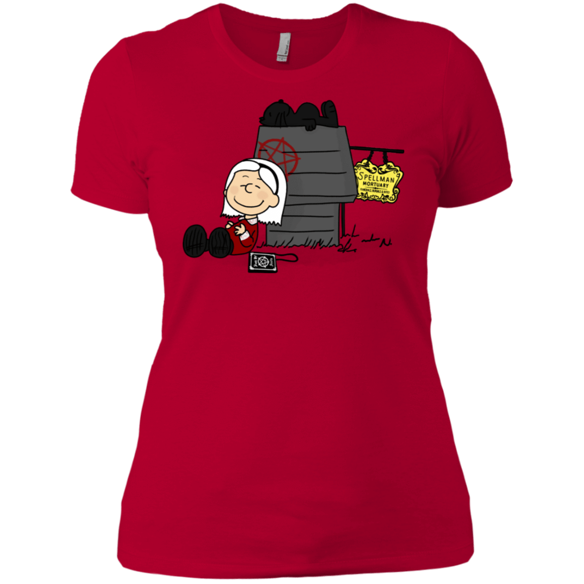 T-Shirts Red / X-Small Sabrina Brown Women's Premium T-Shirt