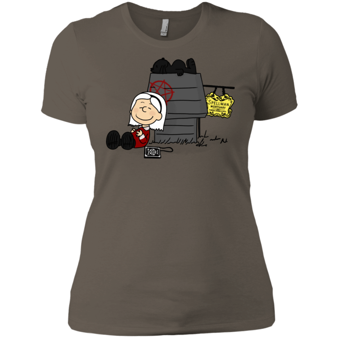 T-Shirts Warm Grey / X-Small Sabrina Brown Women's Premium T-Shirt