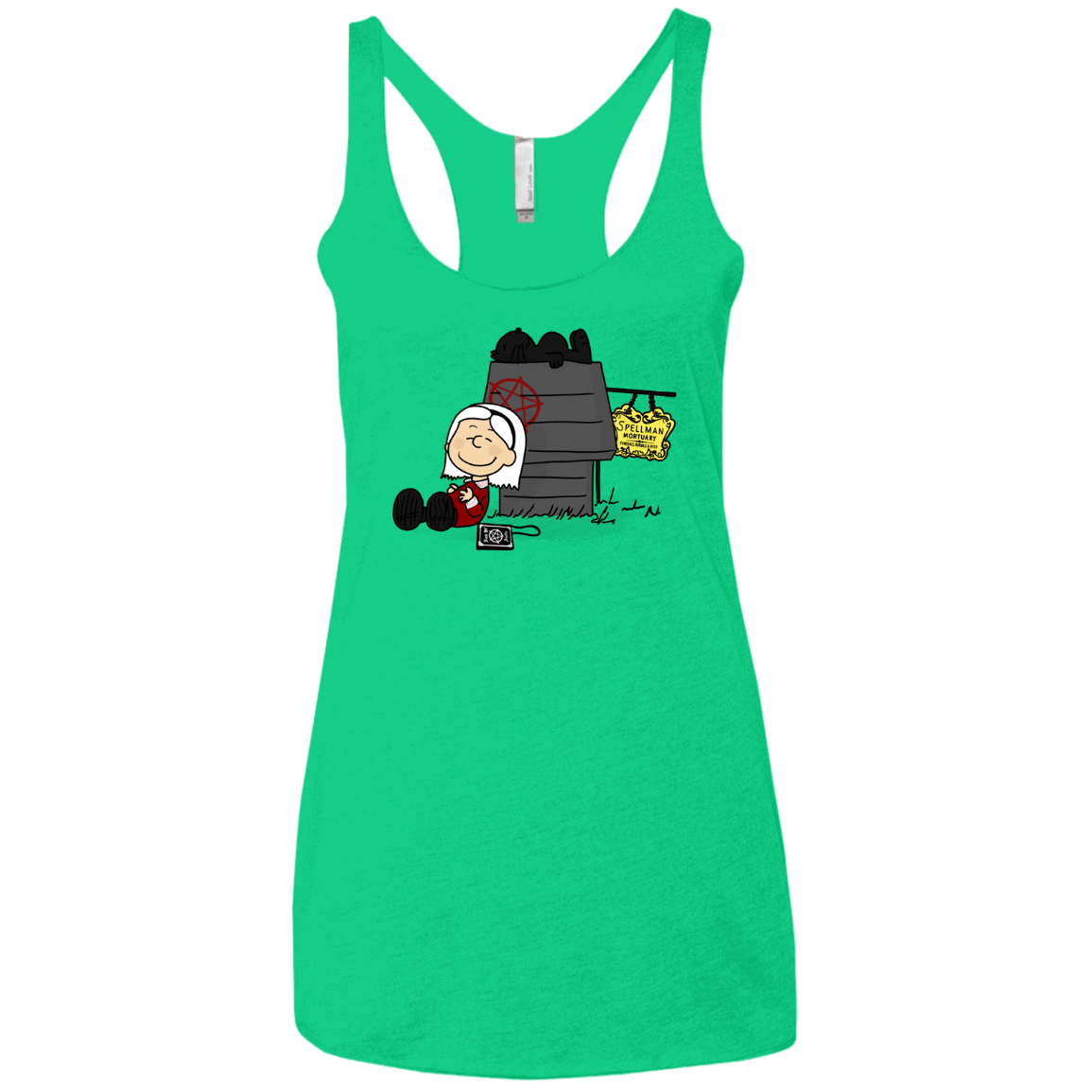 T-Shirts Envy / X-Small Sabrina Brown Women's Triblend Racerback Tank