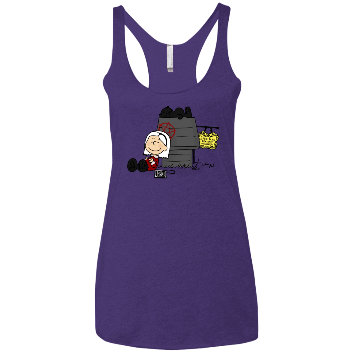 T-Shirts Purple Rush / X-Small Sabrina Brown Women's Triblend Racerback Tank