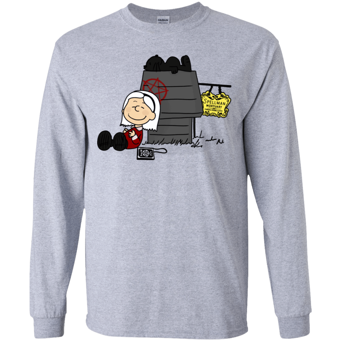 T-Shirts Sport Grey / YS Sabrina Brown Youth Long Sleeve T-Shirt