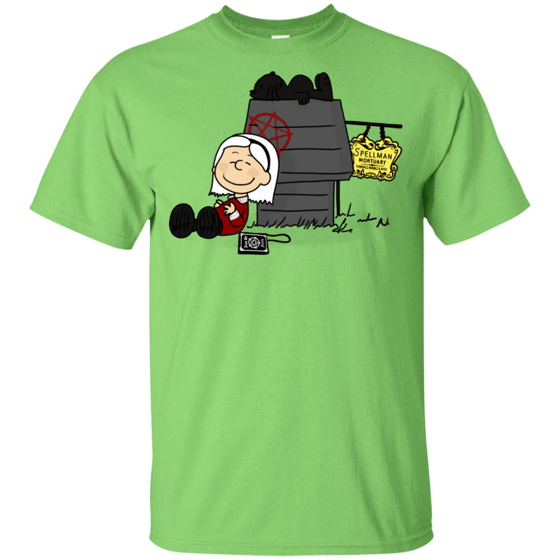 T-Shirts Lime / YXS Sabrina Brown Youth T-Shirt