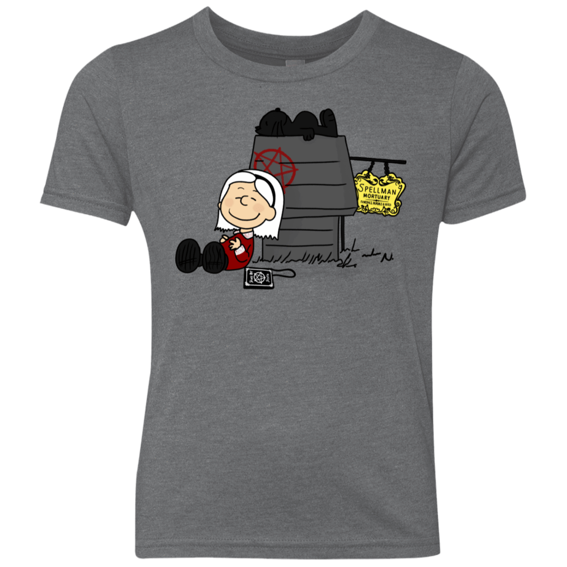 T-Shirts Premium Heather / YXS Sabrina Brown Youth Triblend T-Shirt