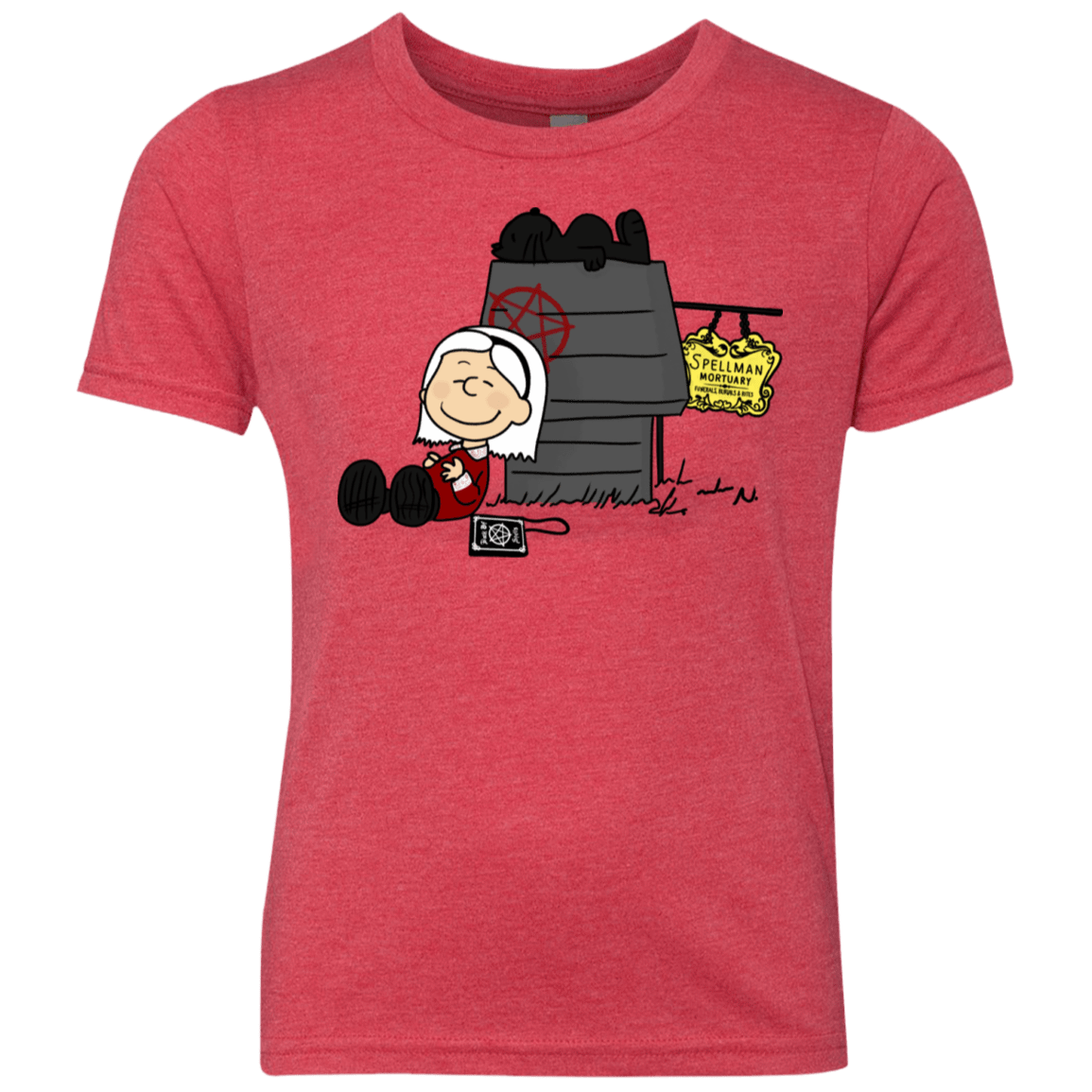 T-Shirts Vintage Red / YXS Sabrina Brown Youth Triblend T-Shirt