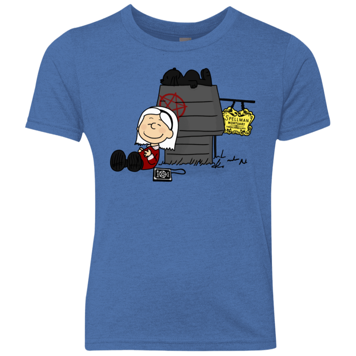 T-Shirts Vintage Royal / YXS Sabrina Brown Youth Triblend T-Shirt