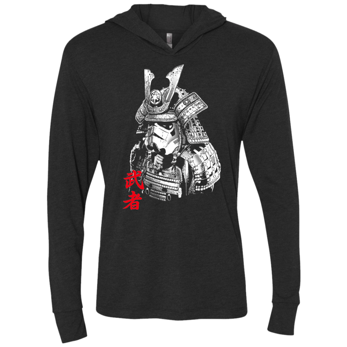 T-Shirts Vintage Black / X-Small SABURAU Triblend Long Sleeve Hoodie Tee