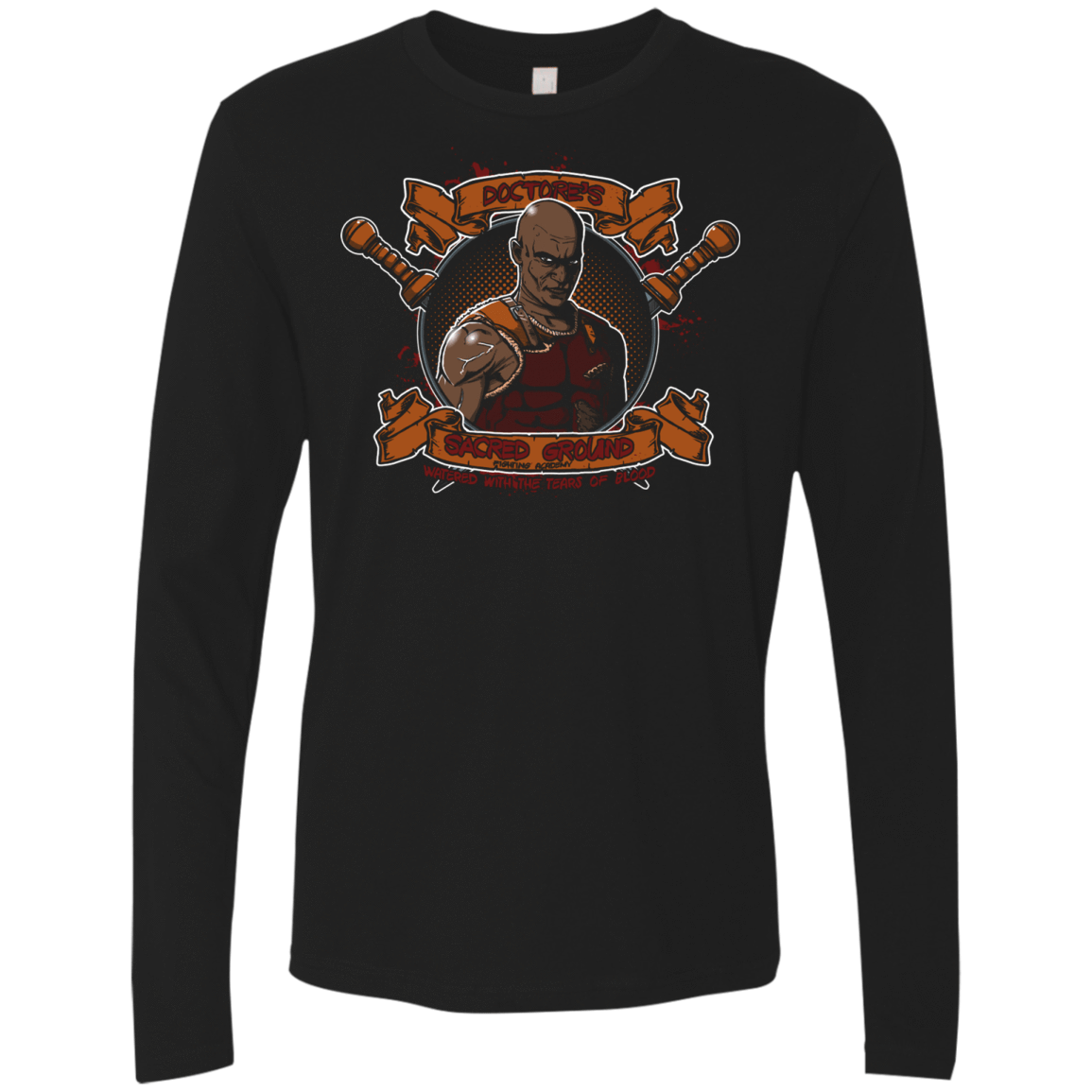 T-Shirts Black / S Sacred Ground Men's Premium Long Sleeve