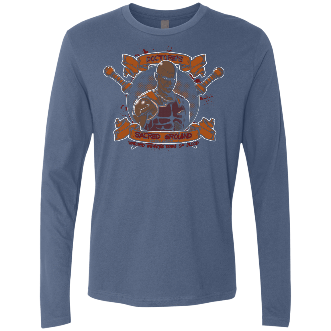T-Shirts Indigo / S Sacred Ground Men's Premium Long Sleeve