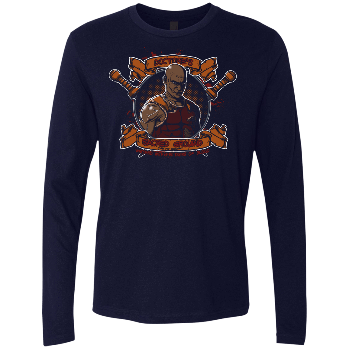 T-Shirts Midnight Navy / S Sacred Ground Men's Premium Long Sleeve