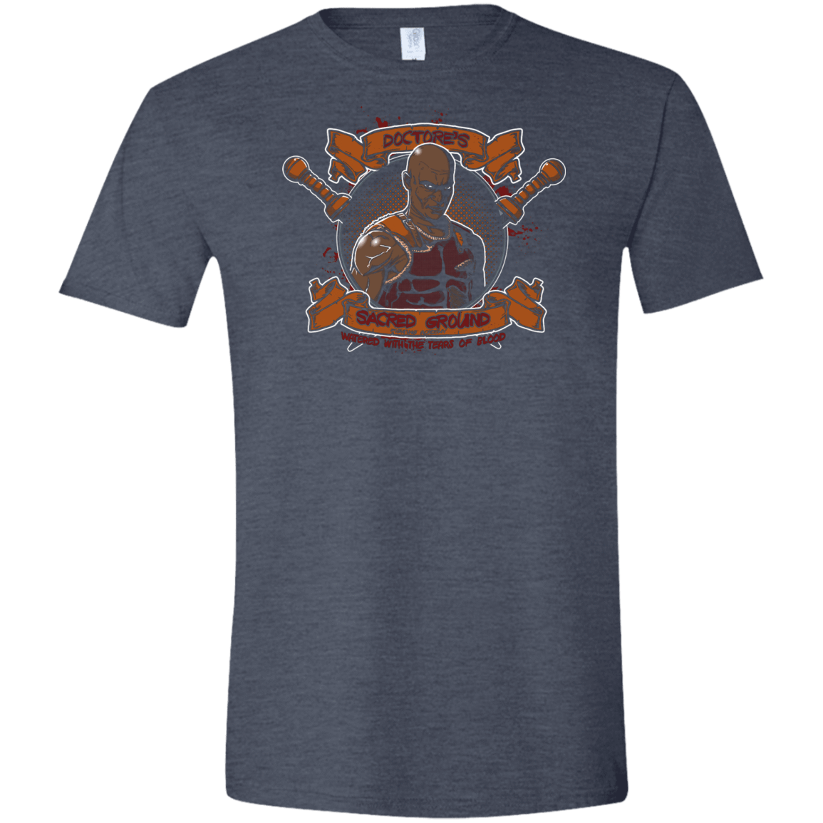 T-Shirts Heather Navy / S Sacred Ground Men's Semi-Fitted Softstyle