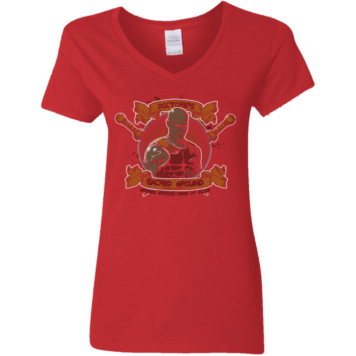 T-Shirts Red / S Sacred Ground Women's V-Neck T-Shirt