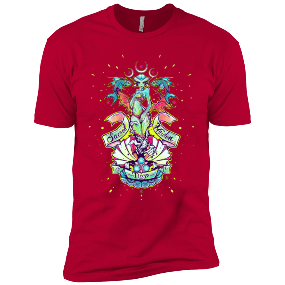 T-Shirts Red / YXS Sacred Maiden of the Deep Boys Premium T-Shirt