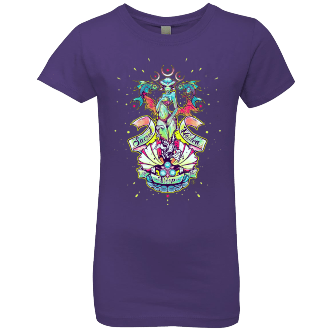 Sacred Maiden of the Deep Girls Premium T-Shirt