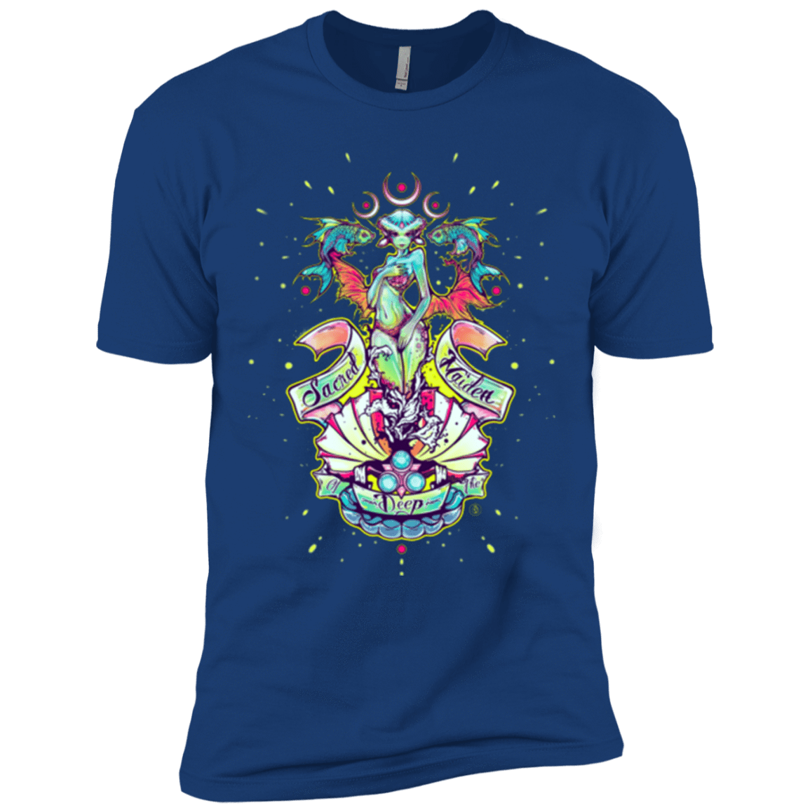 T-Shirts Royal / X-Small Sacred Maiden of the Deep Men's Premium T-Shirt