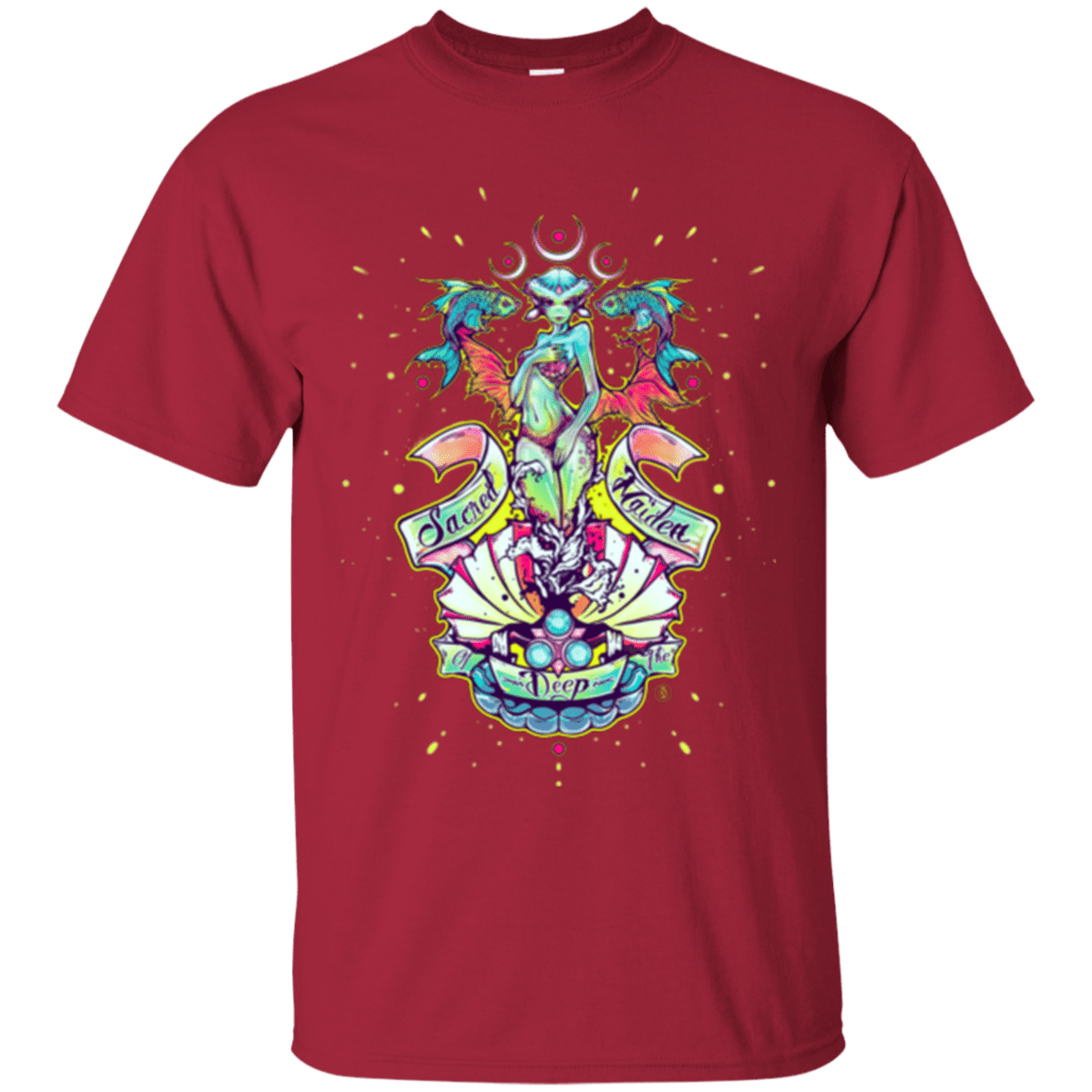 T-Shirts Cardinal / Small Sacred Maiden of the Deep T-Shirt