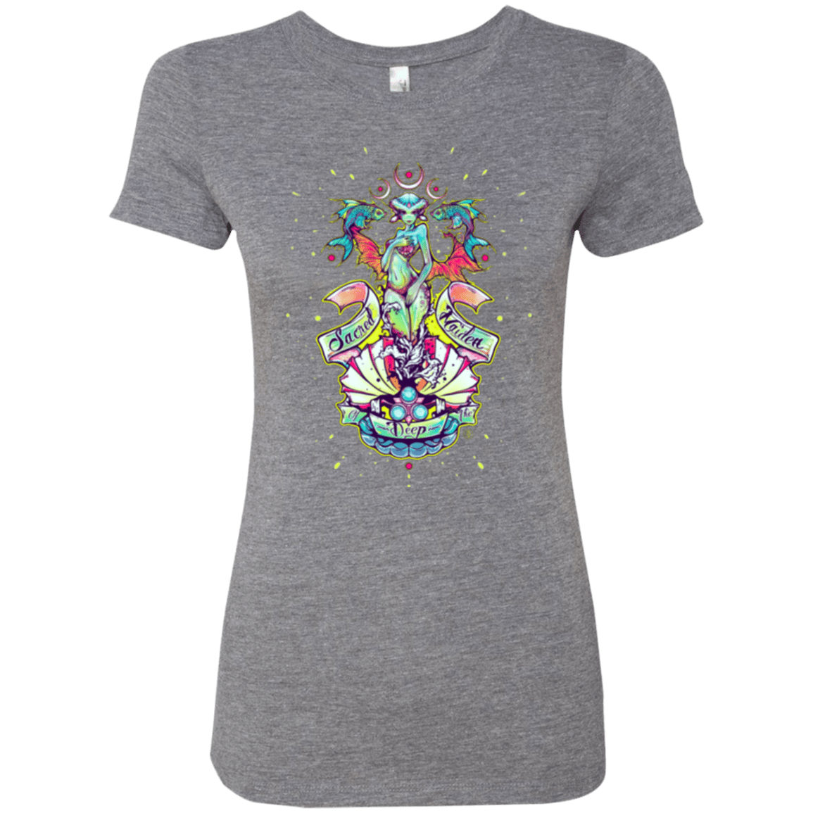 T-Shirts Premium Heather / Small Sacred Maiden of the Deep Women's Triblend T-Shirt