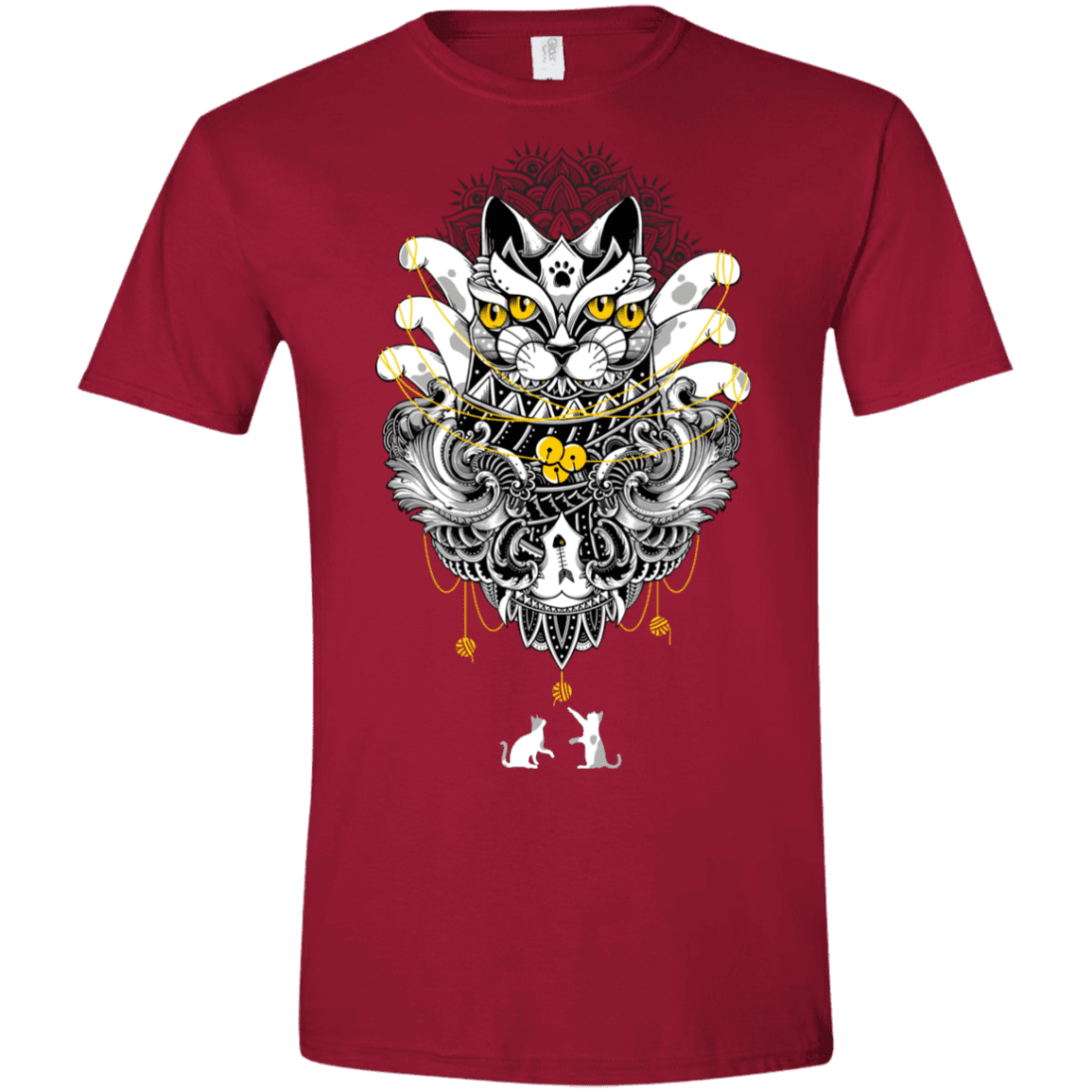 T-Shirts Cardinal Red / S Sacred Ritual Men's Semi-Fitted Softstyle