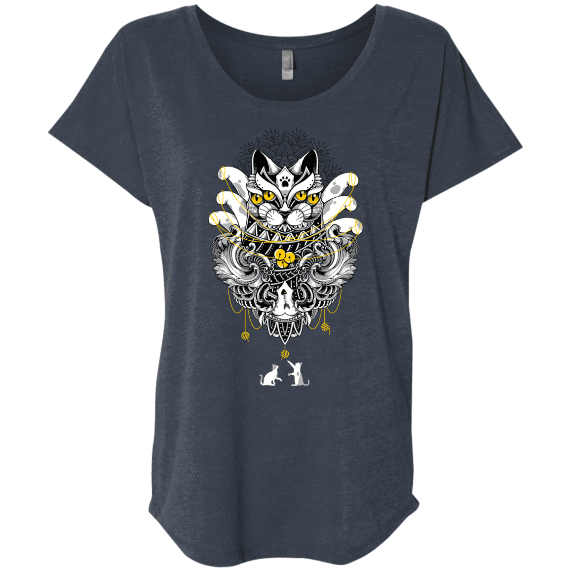 T-Shirts Vintage Navy / X-Small Sacred Ritual Triblend Dolman Sleeve