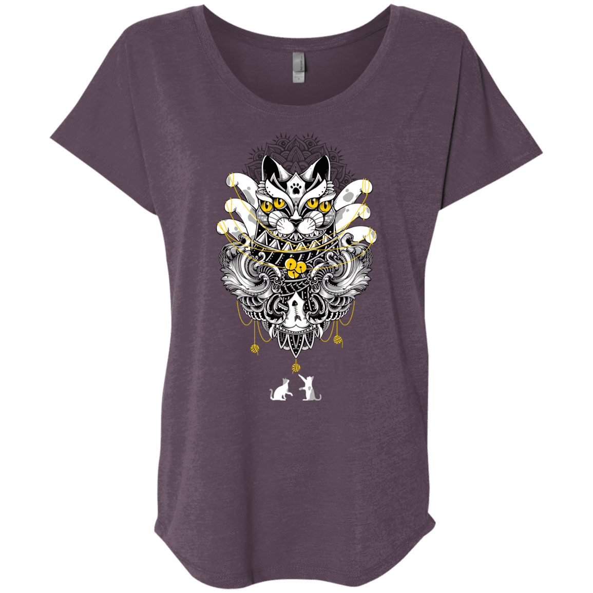 T-Shirts Vintage Purple / X-Small Sacred Ritual Triblend Dolman Sleeve