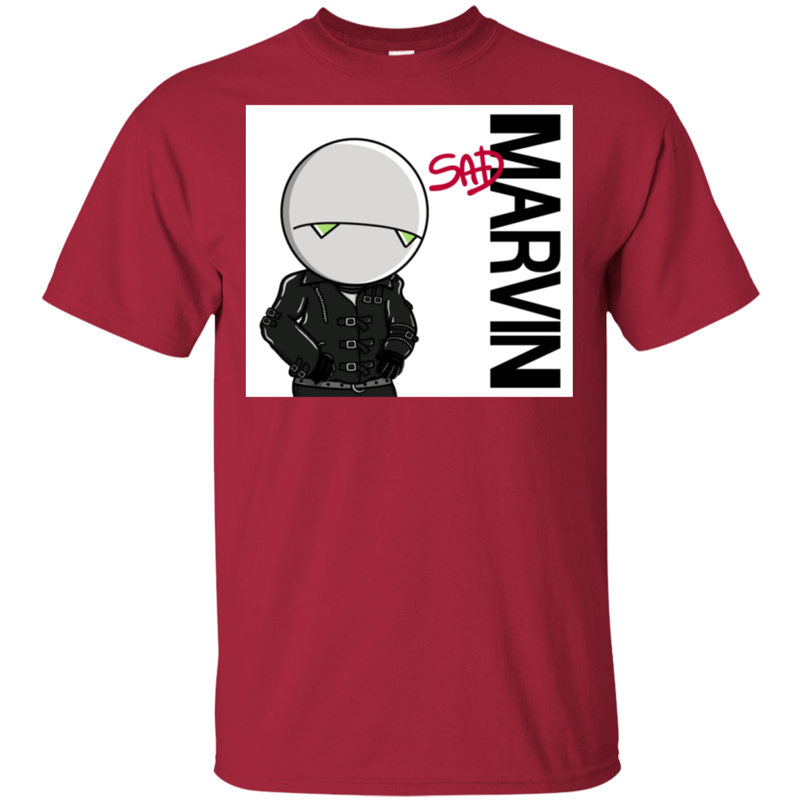 T-Shirts Cardinal / S Sad Marvin T-Shirt