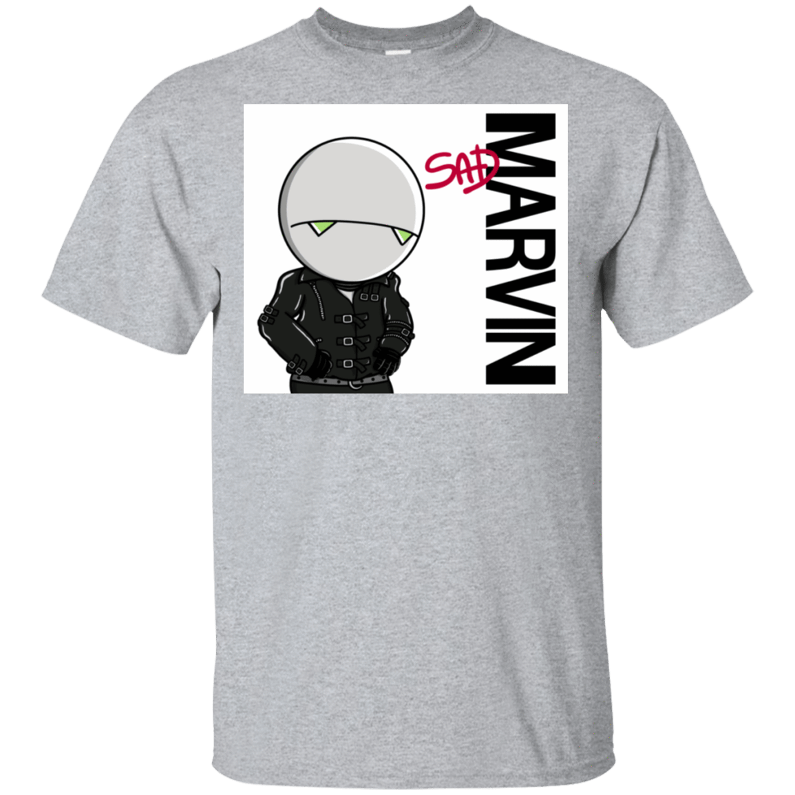 T-Shirts Sport Grey / S Sad Marvin T-Shirt